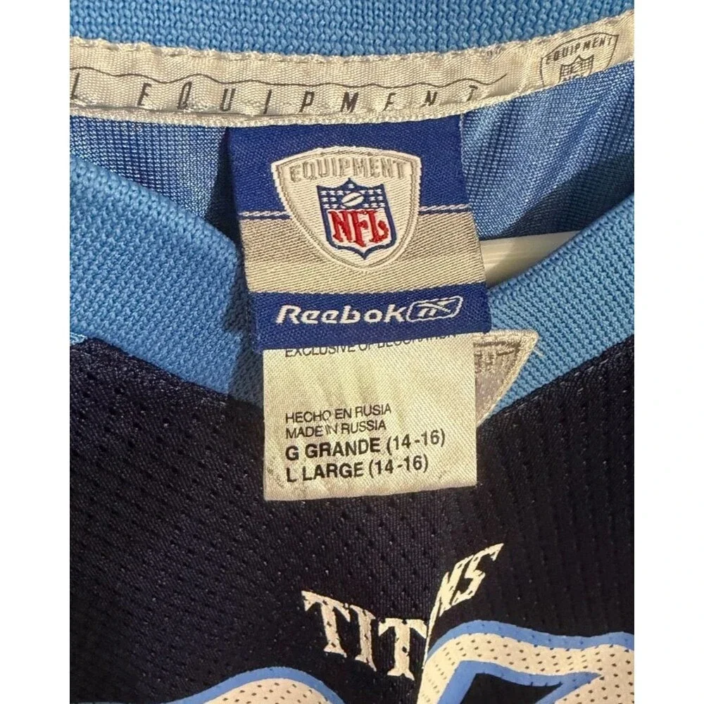 Eddie George #27 Tennessee Titans NFL Football Jersey Size Youth Large (14-16)